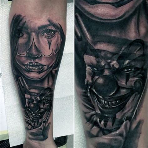 75 Freaky Clown Tattoos for Men [2023 Inspiration Guide]