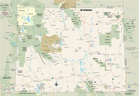 Wyoming In Map - London Top Attractions Map