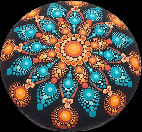 Pin by Becky Cross on dot painting | Mandala painted rocks, Mandala ...