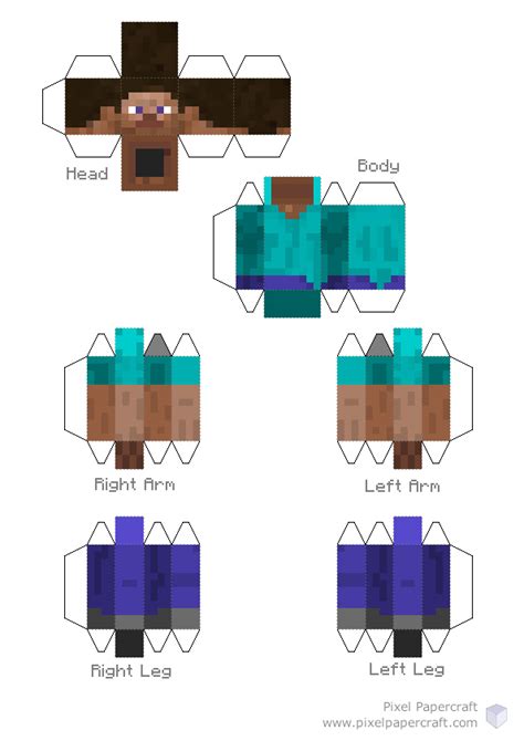 Paperized Minecraft Giant Steve Papercraft Steve Minecraft | Images and ...