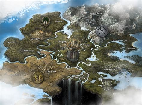 Fantasy Game Map by jbrown67 on deviantART | Fantasy world map, Fantasy ...