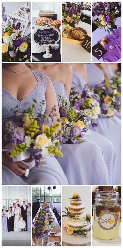 Lavender & yellow wedding palette 💜🍋 | July wedding colors, Yellow ...