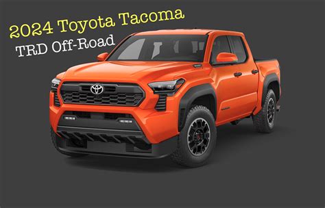 Toyota Tacoma 2024 Trd Off Road Package - Karin Marlene