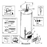 AO Smith GPVH50100 gas water heater parts | Sears PartsDirect