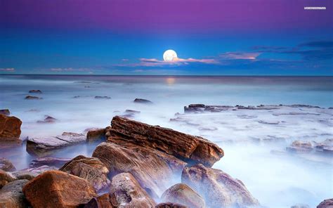 Ocean Moon Wallpapers - Top Free Ocean Moon Backgrounds - WallpaperAccess