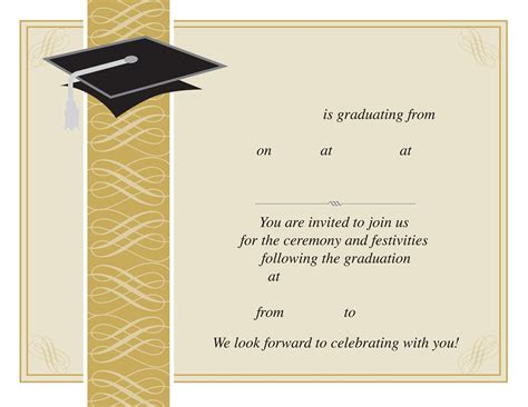 Graduation Party Invitations Templates