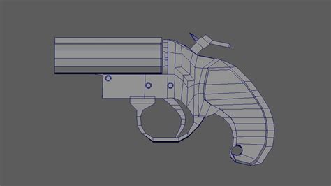 Flare Gun 3D Model - Animatics Asset Store