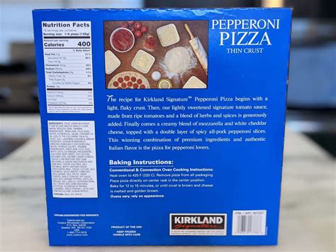 Costco Frozen Pizza - Kirkland Pepperoni