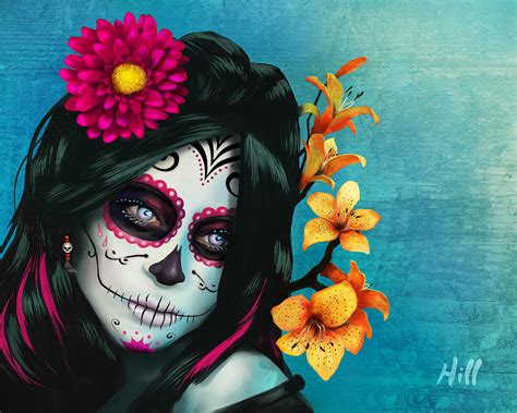 Dia De Los Muertos - Margarita - 10th Anniversary Edition Digital Art ...