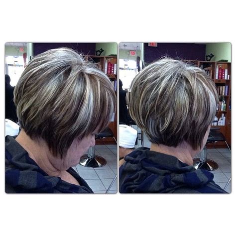 blending short grey hair with highlights and lowlights - Our Larger ...