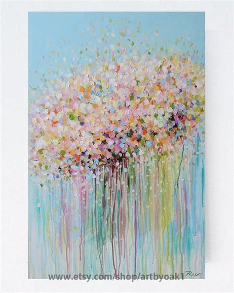 ORIGINAL Abstract Painting by Heun Oak Kim,pastel Color, Soft Color ...