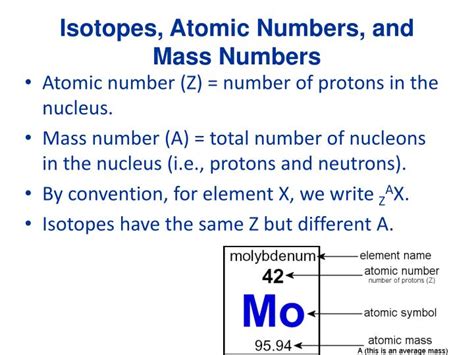 PPT - Isotopes, Atomic Numbers, and Mass Numbers PowerPoint ...