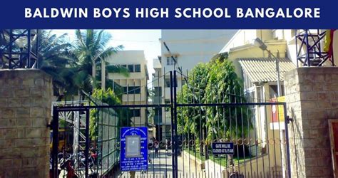 Baldwin Boys High School | Boarding School In Bangalore