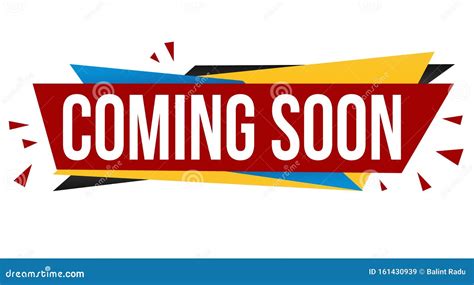 Coming soon banner design stock illustration. Illustration of poster ...