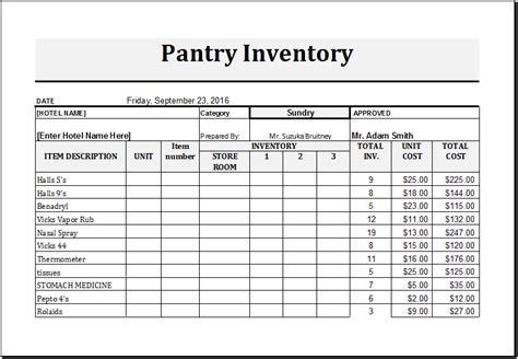 9 Inventory Sheet Template Excel - Perfect Template Ideas