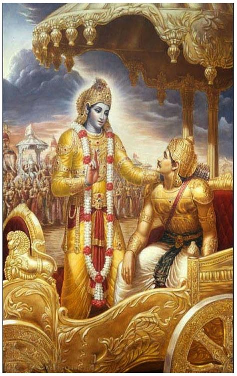 Buy Lord Shree Krishna with Arjun Mahabharat Poster Online at Low ...