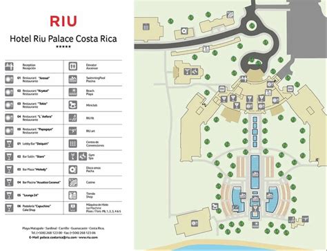 Resort Map | Riu Palace Costa Rica | Costa Rica