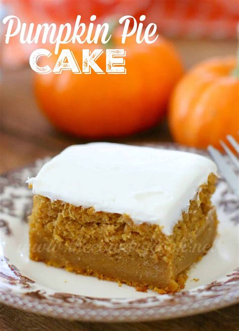 Pumpkin Pie Cake - The Country Cook