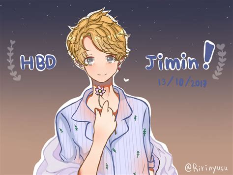 [Fan Art BTS!] Happy Birthday to Jimin. by Ririn2525 on DeviantArt