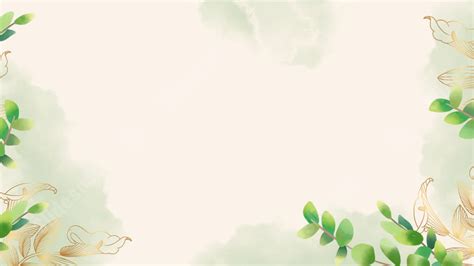 Line Green Leaves Line Art Texture Cartoon Nature Powerpoint Background ...