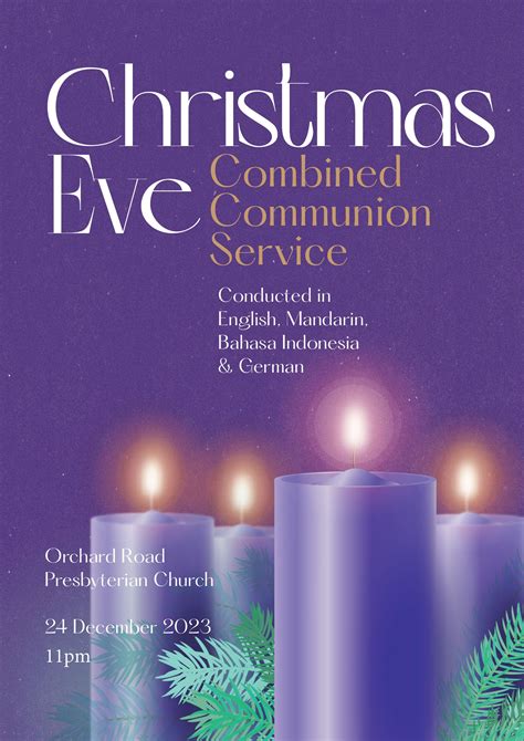 CHRISTMAS EVE COMBINED COMMUNION SERVICE – ORPC