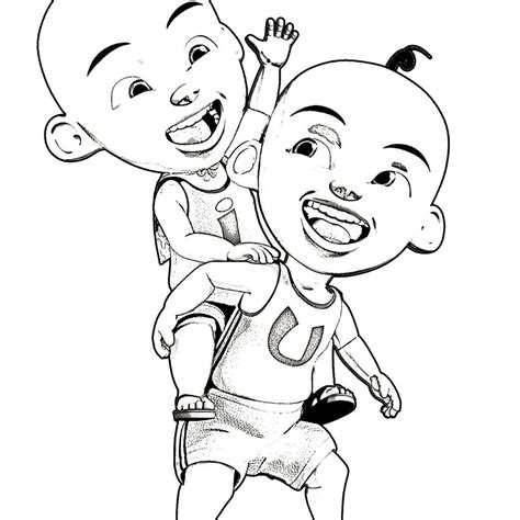 Mewarna Upin Ipin Raya Upin Ipin Coloring Pages Complete Coloring ...