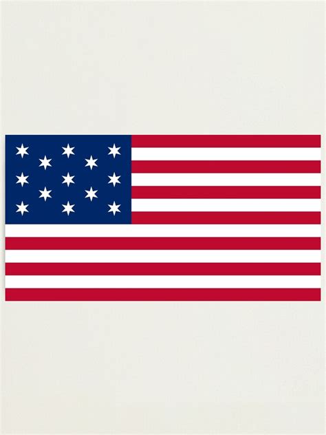 "Francis Hopkinson First American Flag (1777)" Photographic Print for ...