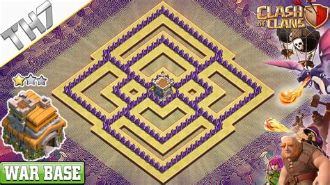 NEW Town Hall 7 War Base 2019 | TH7 base layout - Clash of Clans