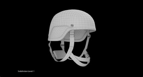 Kevlar helmet black 3D model - TurboSquid 1293630