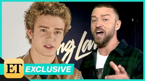 Justin Timberlake Reacts to His First ET Interview (Exclusive) - YouTube