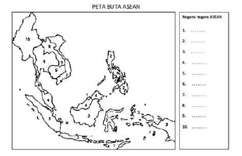 gambar peta negara negara asean – SkyCrepers.com