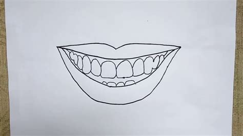 Smiling Lips Drawing Easy | Lipstutorial.org