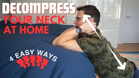 How to Decompress Your Neck at Home (4 WAYS) | Self Neck Traction | Dr ...