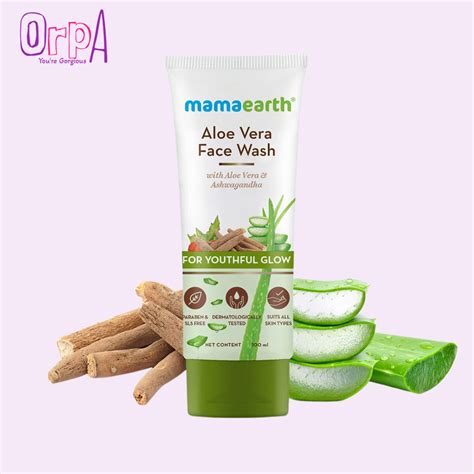 Mamaearth Aloe Vera Face Wash - 100ml - Orpa