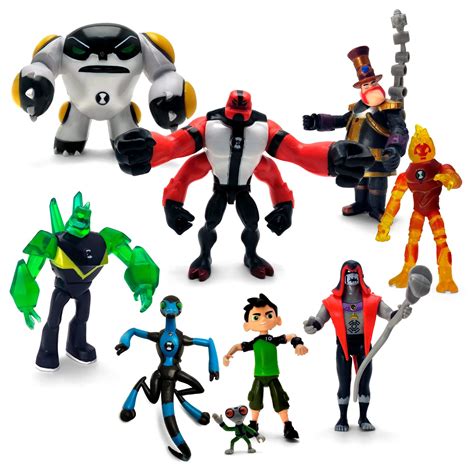 Buy Manya Figures Based on Ben 10 Action Figures - Set of 9 Toys BEN10 ...