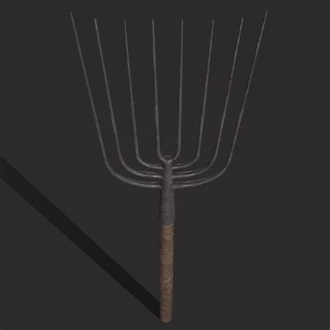 Spading Fork - 3D Model by Get Dead Entertainment