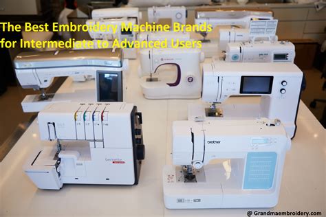 The Best Embroidery Machine Brands for Intermediate to Advanced Users ...