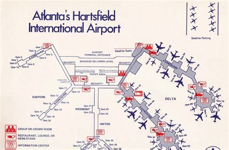 Atl Gate Map / Five tips to speed your way through the airport ...