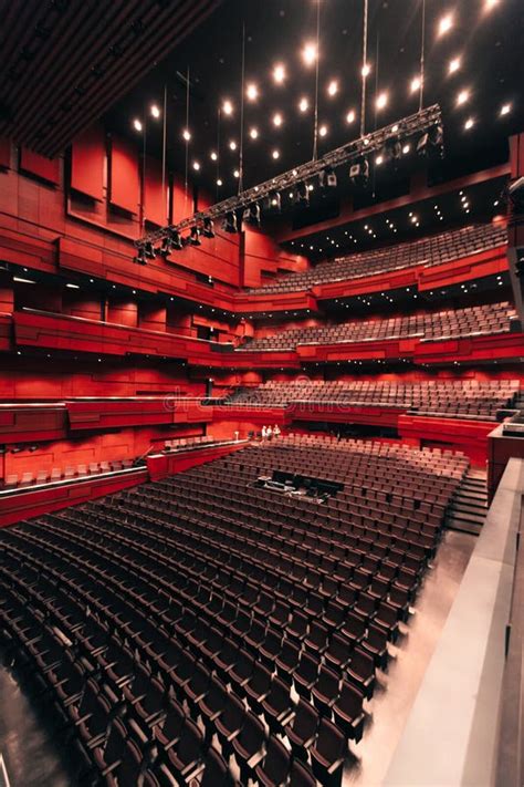 Eldborg Concert Hall Interior, Harpa, Reykjavik, Iceland Stock Photo ...