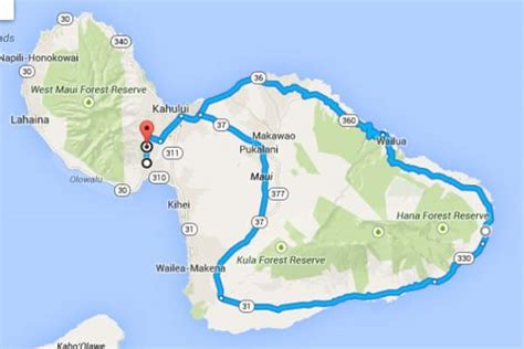 Road To Hana Map Pdf - Maping Resources