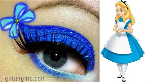 Alice in Wonderland Makeup tutorial! - YouTube