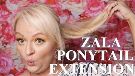 Zala Ponytail Hair Extensions- Review & Tutorial! - YouTube