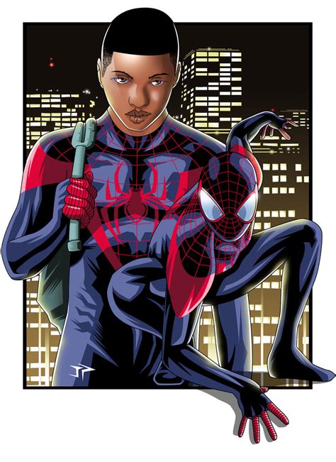 Ultimate Spiderman Miles Morales art by JonathanPiccini-JP on DeviantArt