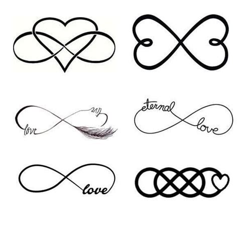 Infinity tattoos are one of the most successful designs, mainly they ...