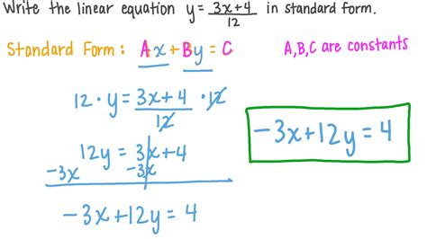 39 standard form of a linear equation worksheet - Worksheet For Fun