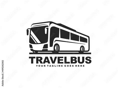 Bus logo design vector. Travel bus logo Stock Vector | Adobe Stock