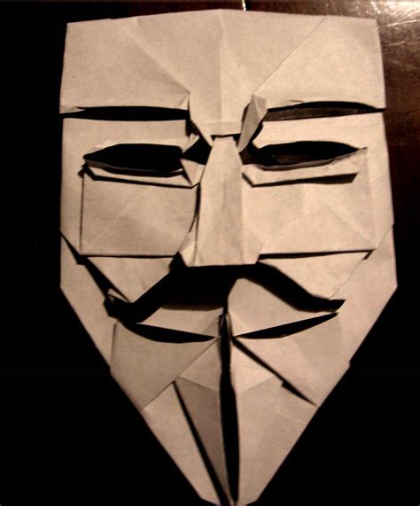 The Origami Master's Blog: The Guy Fawkes Mask