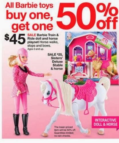 BDC - Dolls for Sale: Target Buy One Get One 50% Off Barbie Sale - Ends ...