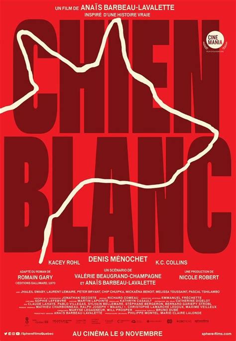 White Dog movie large poster.