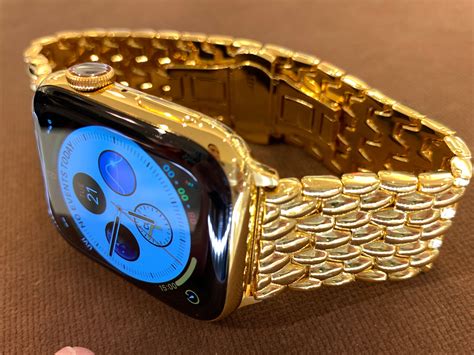 Limited Edition 24K Gold Plated Apple Watch Series 5 Custom